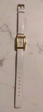 Damen Gold Uhr mit Leder