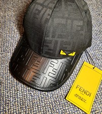Fendi Cap Schwarz Made in