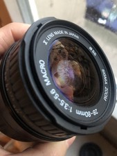 Zoom Objektiv Von Sigma Brennweite 28-80 Und Macro 1:4-1:2