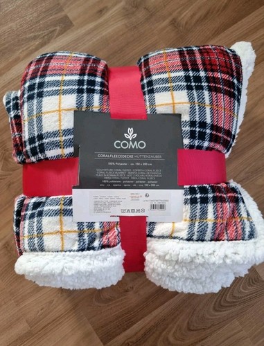 Fleecedecke wohndecke kariert - fleecedecke,