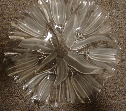 Glasschale 33cm gebraucht