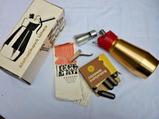 DDR CSSR Sahne Syphon komplett UNBENUTZT in Karton mit Anleitung und Patronen