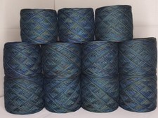 1200 gr Tanne-Petrol 75%Wolle GARNPAKET Strickwolle Designergarn Handstrickgarn.