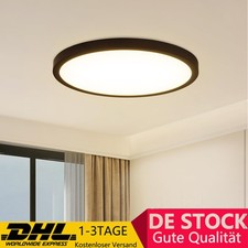 LED Deckenleuchte Wandlampe rund Ø18cm 15W 3000K Badezimmer Flur Decke Lampe