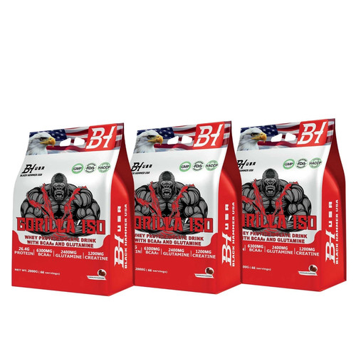 Gorilla iso 3x2kg strength - 3x2kg, |