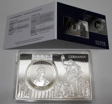 Germania,  1 OZ Silber im 3 OZ Barren mit Zertifikat
