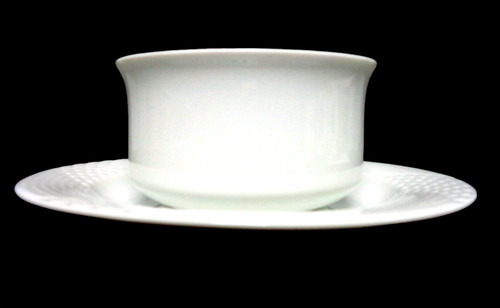 Dessertschal mit unterteller - dessertschal,
