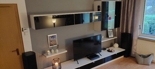Anbauwand wohnwand schrankwand - wohnwand,
