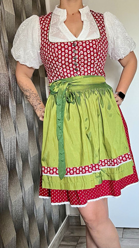 Damen dirndl mit bluse - dirndl,