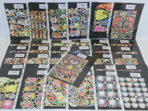 Original glanzbilder bogen - ef,
