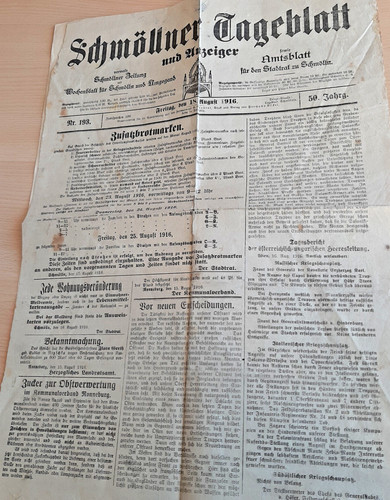 Schmöllner tageblatt zeitung - tageblatt,