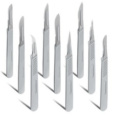 Pulox Einweg Skalpelle - 10x Medizinisches Skalpell - Einzeln steril verpackt