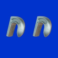 2x Haken Frontlader Anbaugeräte Gabel Schaufel Mistgabel Mistforke Forke