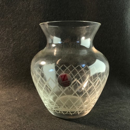 Zwiesel vase schliff - vase, klar
