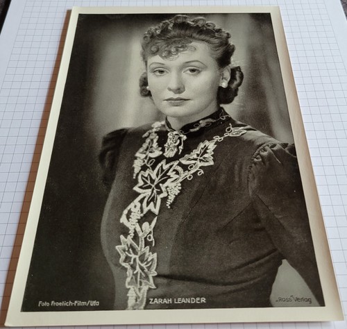 Schauspielerin zarah leander - leander, |