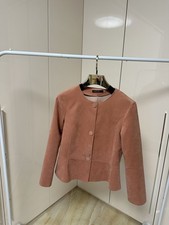 Damen Wildlederjacke Kunstleder Gr. 40 Marccain Wie Neu