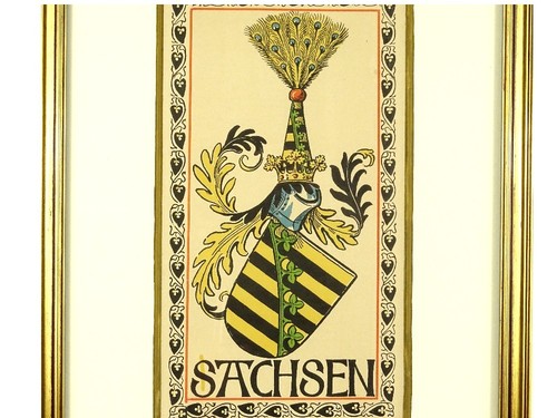Sachsenwappen koloriert - sachsenwappen,