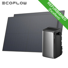 EcoFlow Refurbished STREAM MAX Balkonkraftwerk 1000W PV Eingang 800W Solarpanel