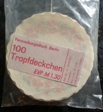 DDR Papier Tropfdeckchen
