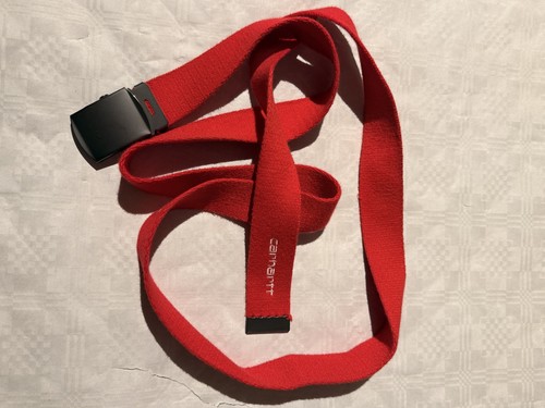 Carhartt stoff gürtel rot - stoff, gürtel,