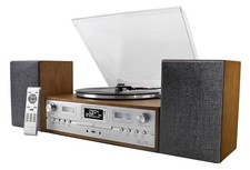 SOUNDMASTER PL895 Retro HiFi Anlage (CD, Bluetooth, DAB+ Radio, Plattenspieler) 