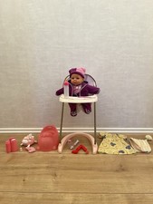 XXL Set Zapf Creation Baby Annabell Töpfchen Hochstuhl Little Diva Baby Puppe