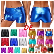 DE Damen Shorts Metallic Glanz