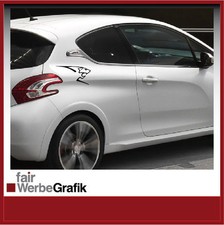 Aufkleber / Sticker / Peugeot Löwe / Silhouette / 300 mm / #2026