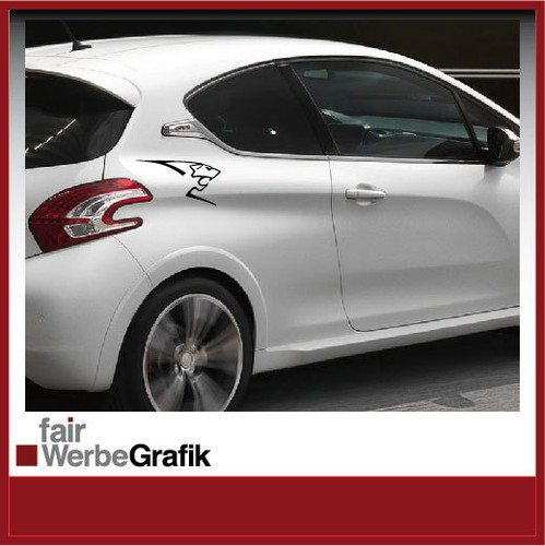 Aufkleber sticker peugeot - sticker,