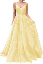 Damen V-Ausschnitt Tüll