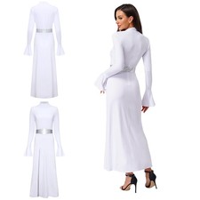 Damen Outfits With Belt Kleid Astronaut Kostüm Show Cosplay Festival Robe Sexy