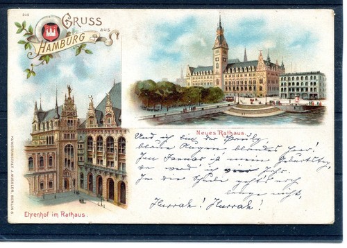 Tolle litho gruss - litho, aus