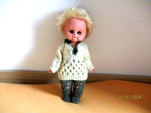 Ddr puppe gummipuppe blonde - puppe,