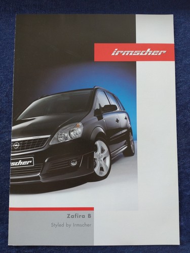 Opel zafira irmscher prospekt - irmscher,