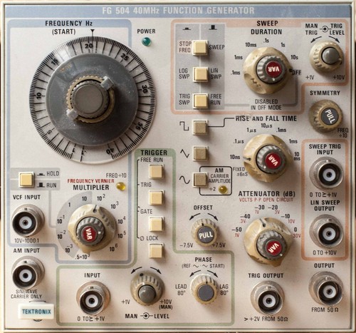 Tektronix fg504 function - tektronix,