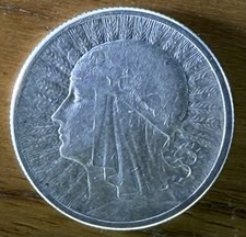2 Zlote 1934 Polen ,  Kopf