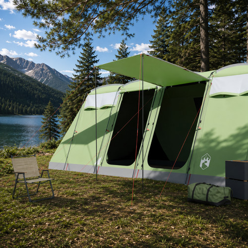 Personen camping tunnelzelt - personen,