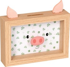 Sparschwein Bilderrahmen Viel