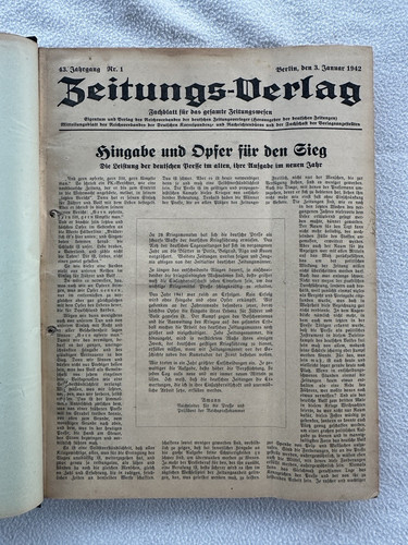 Zeitungs verlag fachblatt - zeitungs-verlag,