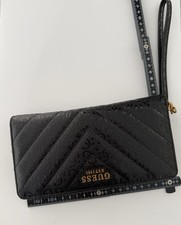 Guess damen geldbörse schwarz - guess,