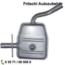 Schalldämpfer Auspuff Mitte