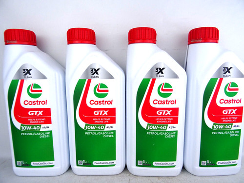 Castrol 10w40 gtx - castrol,