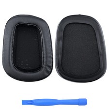 Ersatz Ohrpolster für Logitech G35, G230, G431, G533 - PU Ohrpolster - Schwarz