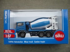 Siku 1896 FAHRMISCHER - blau/weiß "SUPER SERIE 1:87" NEU OVP--lädiert