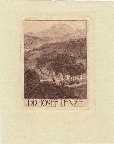 Exlibris bookplate radierungen - exlibris,