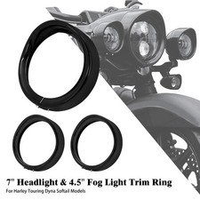 Schwarz 7"Scheinwerfer