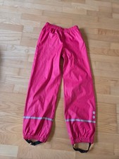 Kinder Regenhose, Matschhose rot, Größe 134 / 9 Jahre vom Lego WEAR