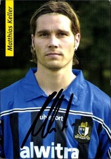 Autogrammkarte Matthias Keller, SV Eintracht Trier 05, Portrait,... - 11390005