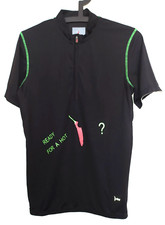 Hot spicy sports wear, Damen Radlershirt, schwarz, grün Gr. S