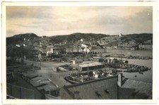 Orig. Foto Panorama Hafen m. Fischer Boot am Fjord in Norwegen